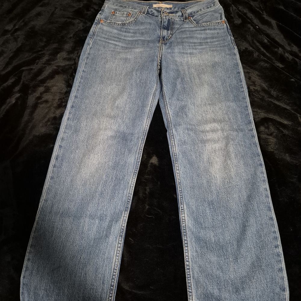 Stylish Blue Straight Leg Women's Jeans